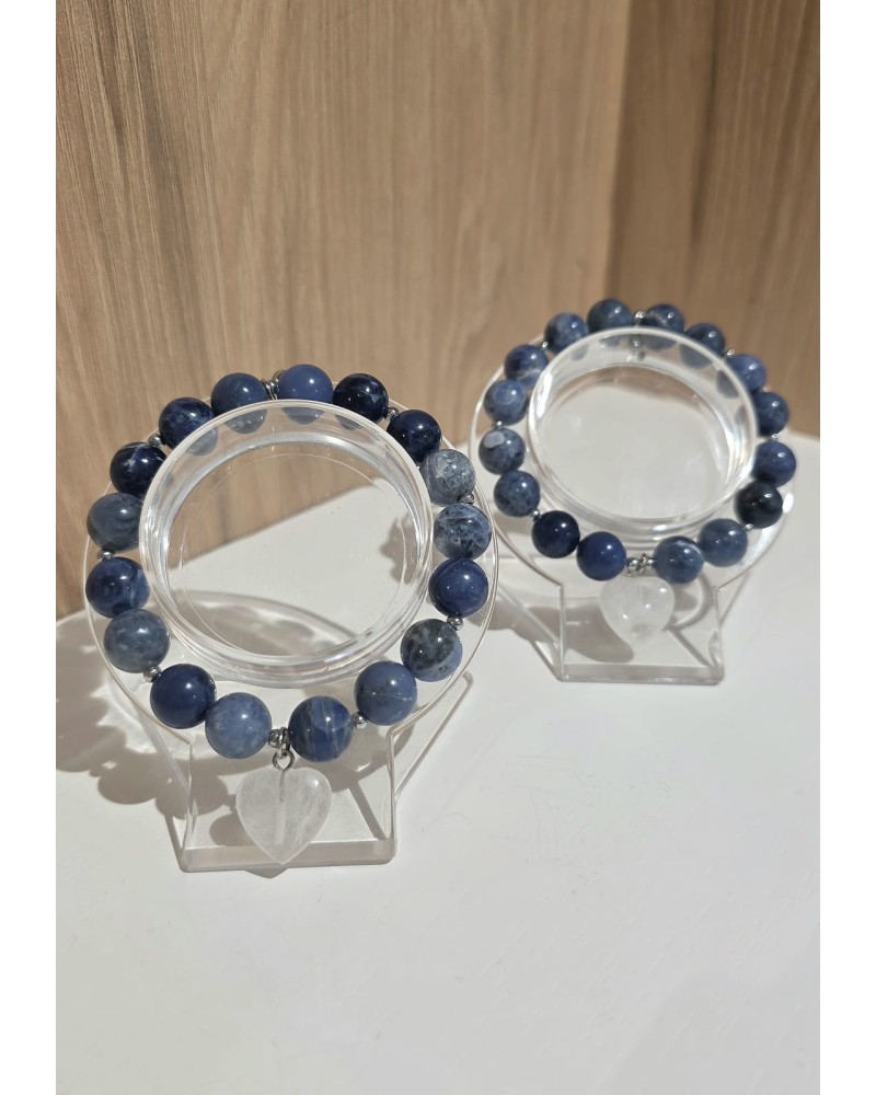 Bransoletka Despina z kryształowym sercem By o la la...! denim