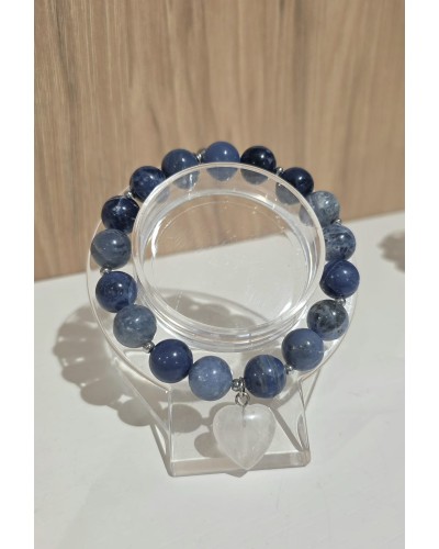 Bransoletka Despina z kryształowym sercem By o la la...! denim