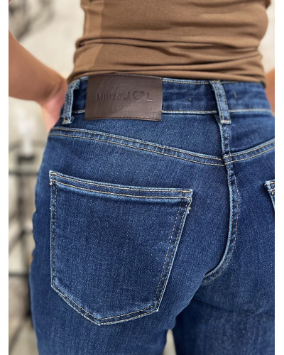 Jeansy wide leg By o la la...! ciemny jeans
