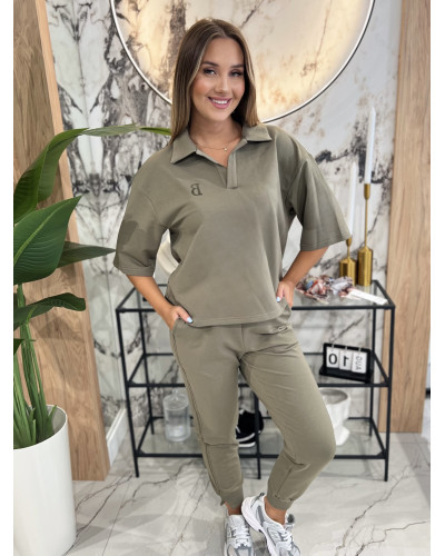 Bluzka polo By o la la...! olive