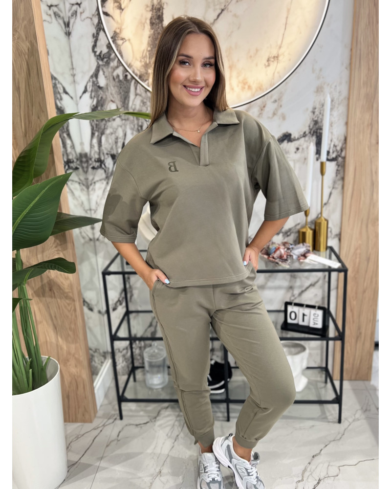 Bluzka polo By o la la...! olive