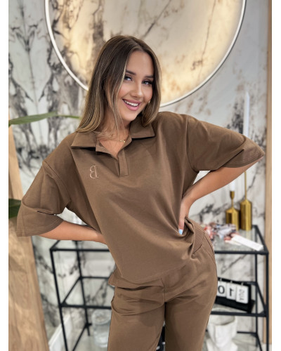 Bluzka polo By o la la...! korzenna