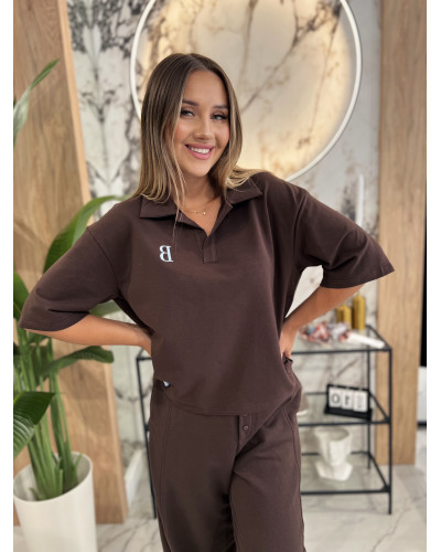 Bluzka polo By o la la...! espresso