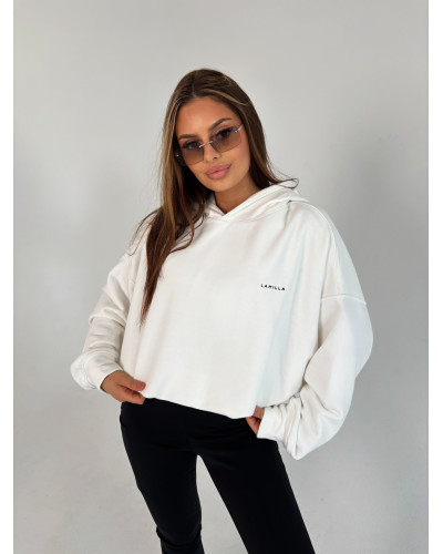 Bluza z kapturem La Milla śmietankowa