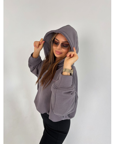 Bluza z kapturem La Milla szara