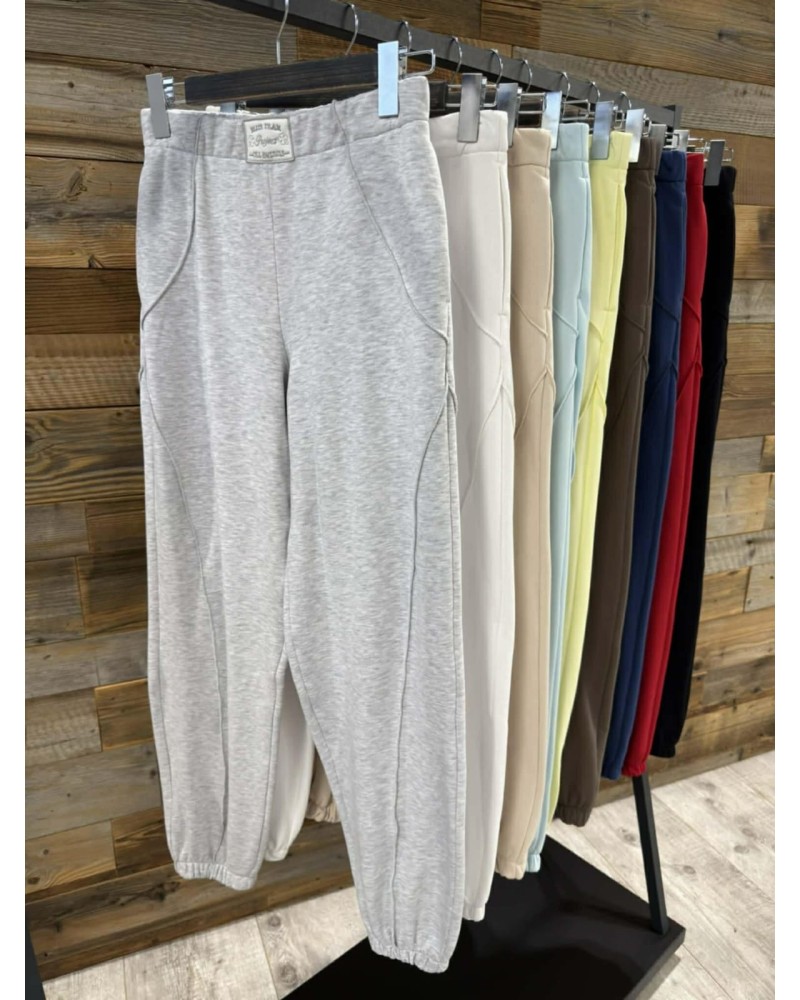 Spodnie dresowe z ozdobnym szwem By o la la...! jeans