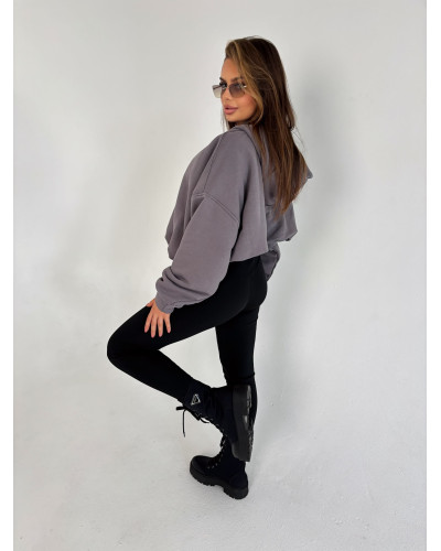 Bluza z kapturem La Milla szara