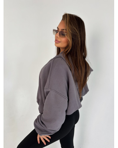 Bluza z kapturem La Milla szara