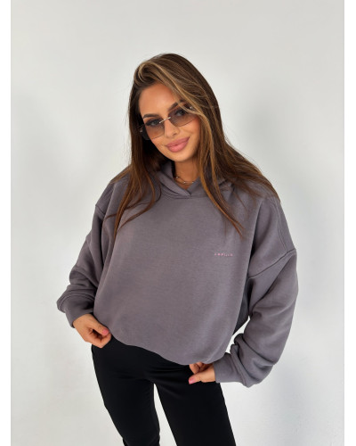 Bluza z kapturem La Milla szara