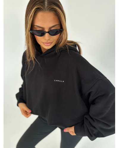 Bluza z kapturem La Milla czarna