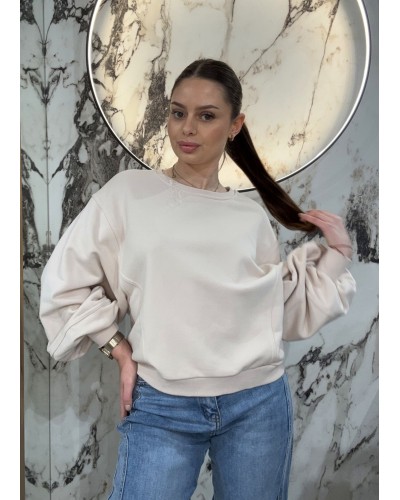 Bluza z przeszyciami By o la la...! nude