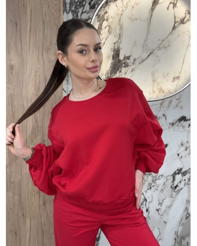 Bluza z przeszyciami By o la la...! red kiss