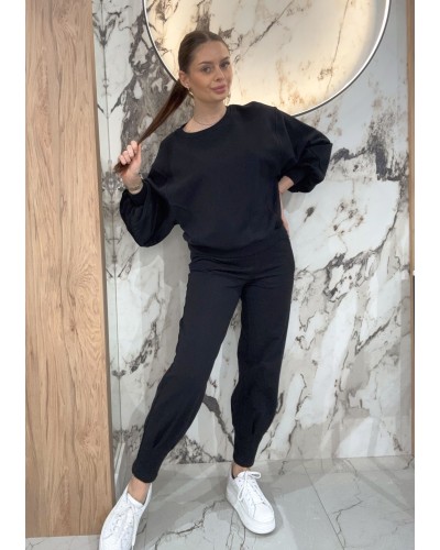 Bluza z przeszyciami By o la la...! czarna