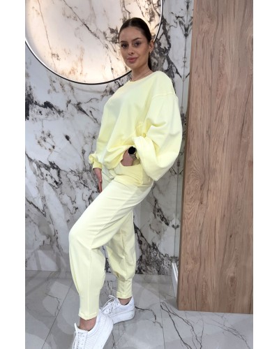 Spodnie dresowe z wywijaną gumką By o la la...! sunshine
