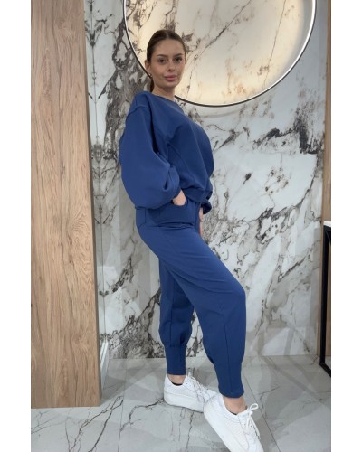 Bluza z przeszyciami By o la la...! denim