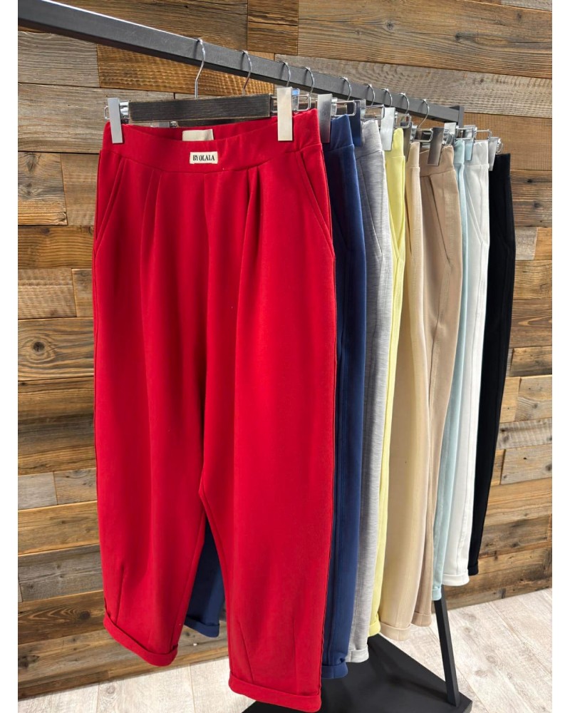 Spodnie dresowe z etykietą By o la la...! blue mint