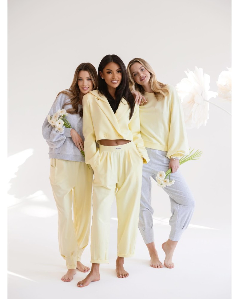 Marynarka krótka z odpinanym kapturem By o la la...! sunshine