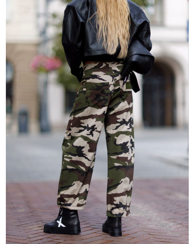 Spodnie moro By o la la...! olive