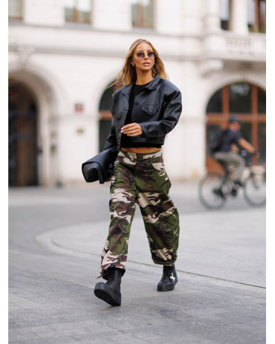 Spodnie moro By o la la...! olive