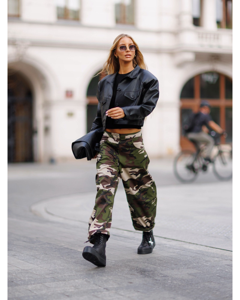 Spodnie moro By o la la...! olive