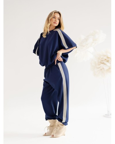 Komplet dresowy 4 paski By o la la...! denim