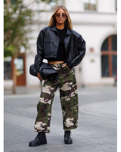 Spodnie moro By o la la...! olive