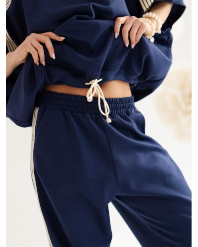 Komplet dresowy 4 paski By o la la...! denim