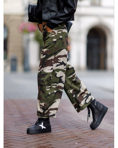 Spodnie moro By o la la...! olive