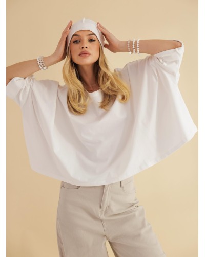 Spodnie jeansowe banany By o la la...! nude