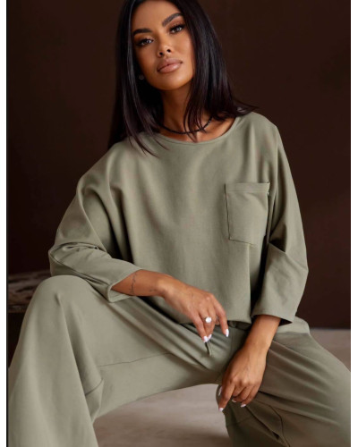 Komplet dresowy By o la la...! olive
