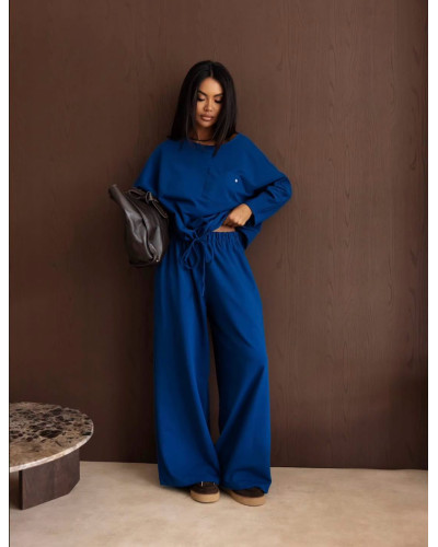 Komplet dresowy By o la la...! navy blue