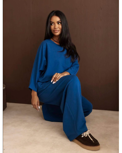 Komplet dresowy By o la la...! navy blue