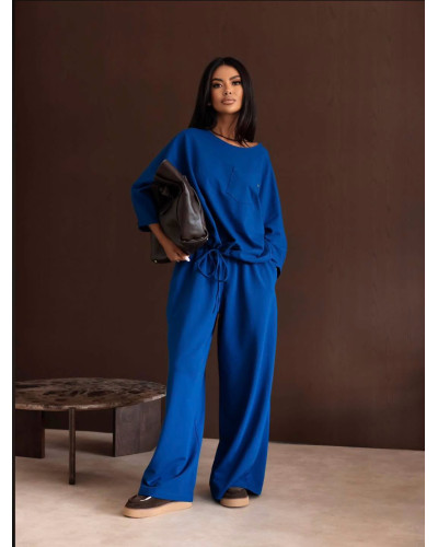 Komplet dresowy By o la la...! navy blue