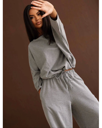 Komplet dresowy By o la la...! smoke grey