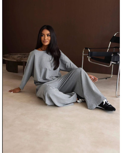 Komplet dresowy By o la la...! smoke grey
