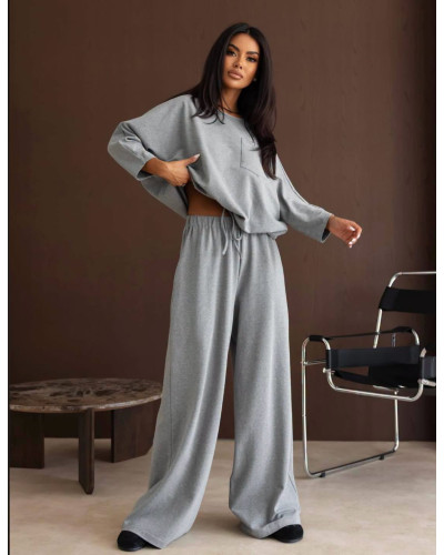 Komplet dresowy By o la la...! smoke grey