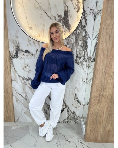 Sweter moherowy mgiełka By o la la...! denim