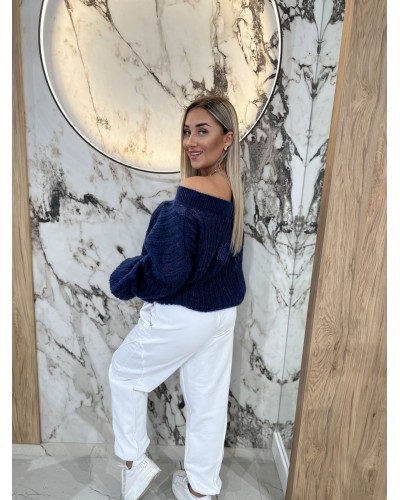 Sweter moherowy mgiełka By o la la...! denim