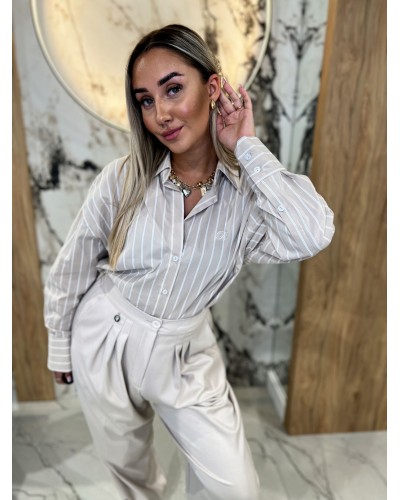 Eleganckie spodnie z medalikiem By o la la...! nude