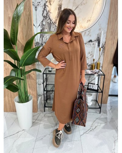 Sukienka polo midi By o la la...! korzenna
