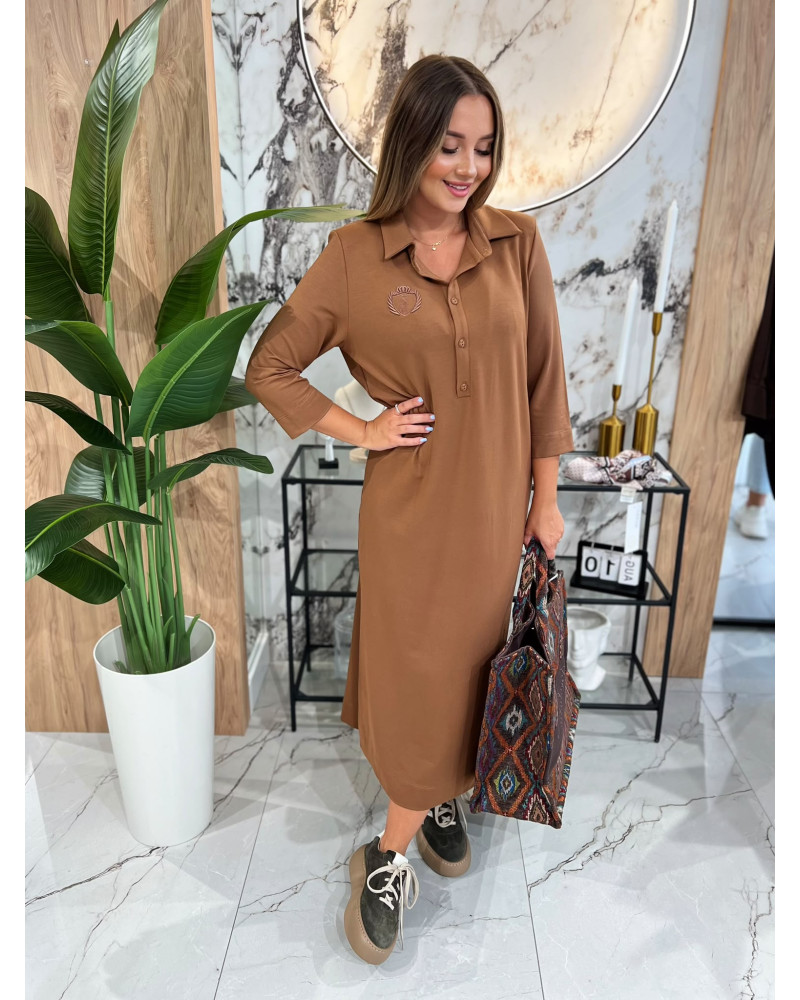 Sukienka polo midi By o la la...! korzenna
