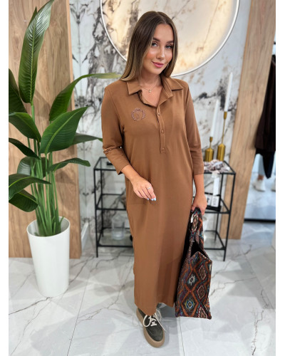 Sukienka polo midi By o la la...! korzenna