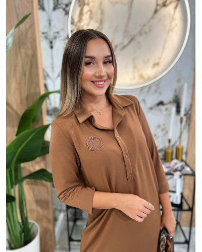 Sukienka polo midi By o la la...! korzenna