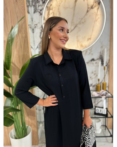 Sukienka polo midi By o la la...! czarna