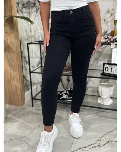 Spodnie jeansowe skinny By o la la...! czarne