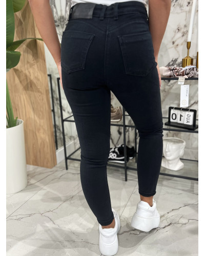 Spodnie jeansowe skinny By o la la...! czarne