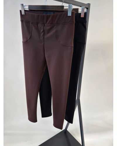 Legginsy push-up ocieplane By o la la...! espresso