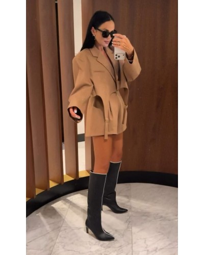 Marynarka lejce La Milla camel