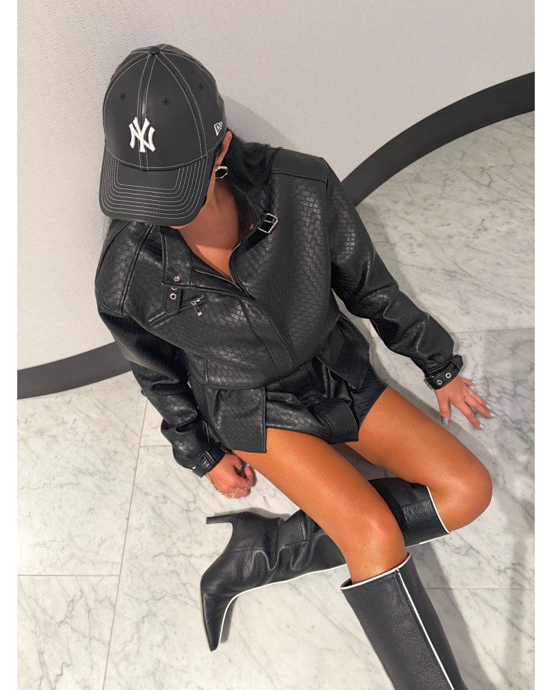 Bomberka z klamerkami na rękawie La Milla czarna