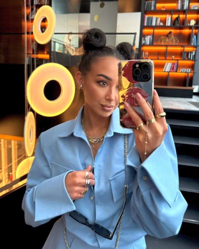 Koszula a'la jeans La Milla niebieska